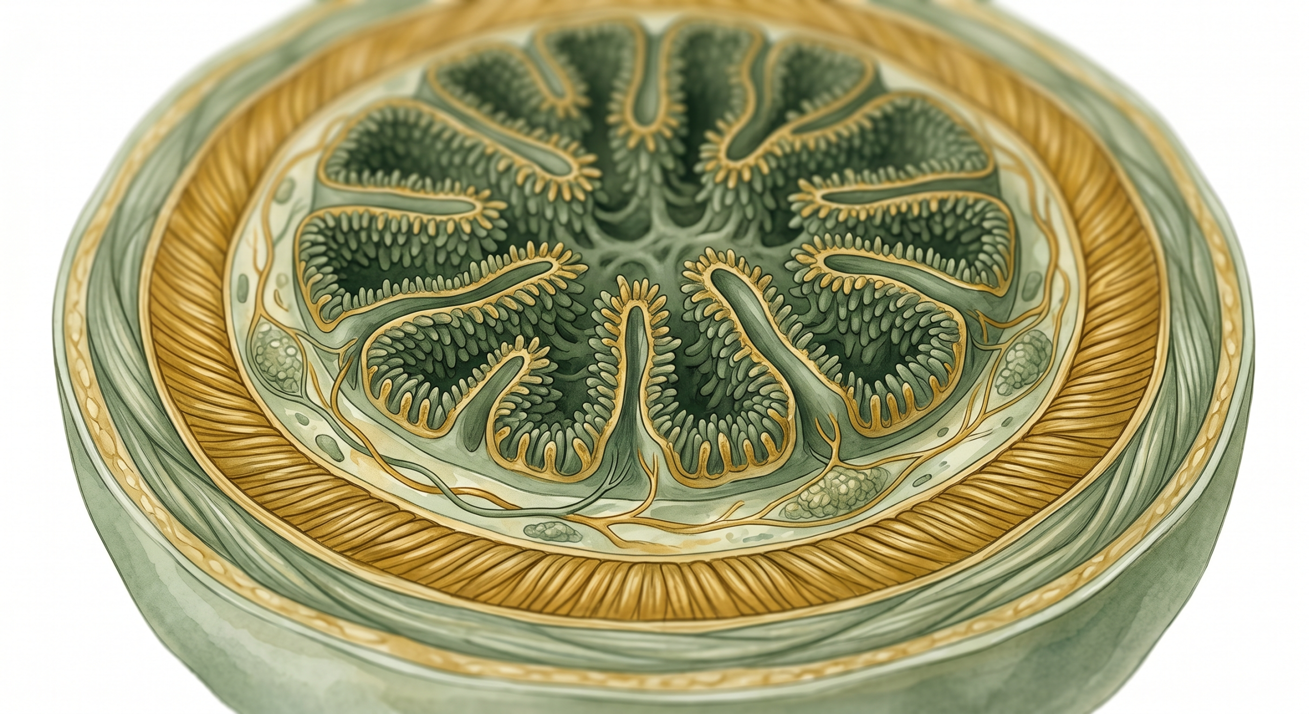 Anatomical illustration of gut showing GLP-1 receptor sites